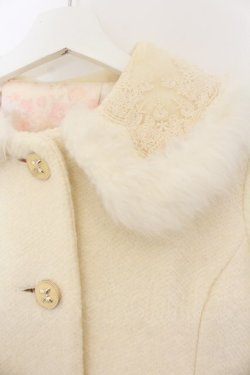 画像2: LIZ LISA / 後ろリボンコート  アイボリー O-26-01-13-025-LO-CO-IG-OS