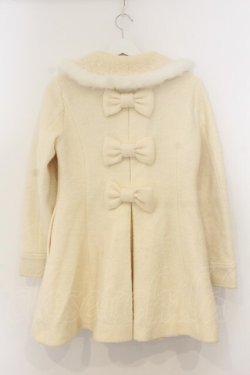 画像4: LIZ LISA / 後ろリボンコート  アイボリー O-26-01-13-025-LO-CO-IG-OS