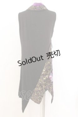 画像3: Qutie Frash / インナーチュニック  パープル×ブラック O-26-01-14-034-QU-TO-IG-OS