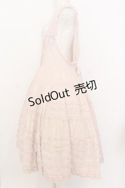 画像2: PINK HOUSE / たくし上げリボン付きローンタブリエ  ピンク O-26-01-14-003-LO-OP-IG-OS