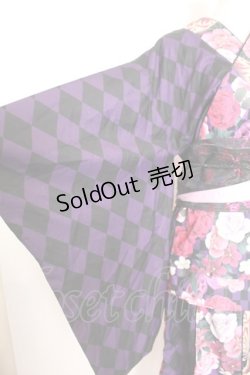 画像3: Qutie Frash / 2024 浴衣3点セット  パープル O-26-01-14-037-QU-OP-IG-OS