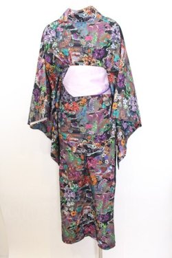 画像4: Qutie Frash / 2023浴衣3点SET  ブラック O-26-01-14-038-QU-OP-IG-OS