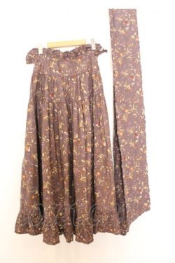 画像2: KANEKO ISAO / サッシュベルト付きオーバースカート  パープル O-26-01-14-043-EL-SK-IG-OS