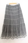 画像3: PINK HOUSE / 裾刺繍スカート  グレー O-26-01-14-046-LO-SK-IG-ZI (3)