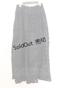 画像3: PINK HOUSE / はしごレーススカート  クロ O-26-01-14-049-LO-SK-IG-OS