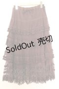 PINK HOUSE / ローズレースドットチュールスカート  ブラウン O-26-01-14-050-LO-SK-IG-OS