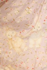 画像5: PINK HOUSE / バラ園うさぎミディワンピース  ピンク O-26-01-14-004-LO-OP-IG-OS (5)
