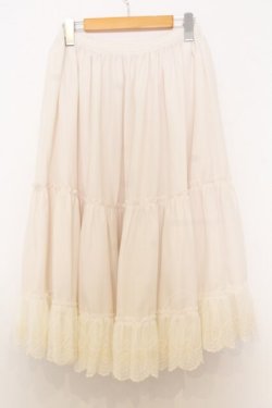 画像3: Melody BasKet / Melodyレースペチコート  オフシロ O-26-01-14-005-LO-SK-IG-OS