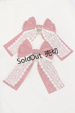 画像5: BABY,THE STARS SHINE BRIGHT / 裾スカラップタータンチェックジャンパースカート＆リボンコームセット  生成り×えんじ O-26-01-14-001-BA-OP-IG-OS