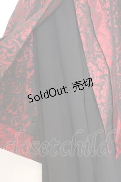 画像2: Qutie Frash / ラップワイドパンツ  レッド×ブラック O-26-01-14-022-QU-PA-IG-OS