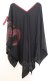画像3: Qutie Frash / 2025GW ノベルティ万能ポンチョ  ブラック×レッド O-26-01-14-024-QU-TO-IG-OS (3)