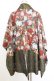 画像3: Qutie Frash / 和柄ポンチョ  レッド×ゴールド O-26-01-14-029-QU-JA-IG-OS (3)