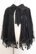 Qutie Frash / コウモリポンチョ  ブラック O-26-01-14-033-QU-TO-IG-OS