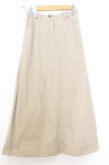画像1: KANEKO ISAO / デニムロングスカート  ベージュ O-26-01-15-031-EL-SK-IG-ZT303 (1)