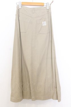 画像2: KANEKO ISAO / デニムロングスカート  ベージュ O-26-01-15-031-EL-SK-IG-OS