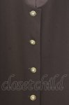 画像2: KANEKO ISAO / パールボタンリボンジャケット  ブラウン O-26-01-15-032-EL-JA-IG-ZT320 (2)