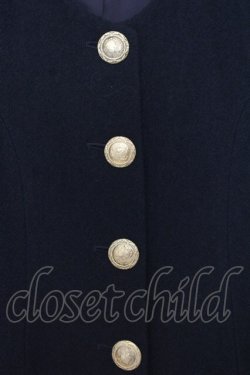 画像2: KANEKO ISAO / コインボタンツイードジャケット  クロ O-26-01-15-033-EL-JA-IG-OS