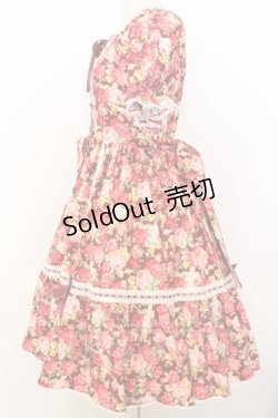 画像3: metamorphose / はしごレースリボン花柄半袖ワンピース 1 ボルドー系 O-26-01-15-003-ME-OP-OW-OS