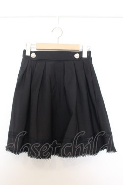 画像1: evelyn / ダブルボタンFレアースカート  クロ O-26-01-15-035-LO-SK-IG-OS