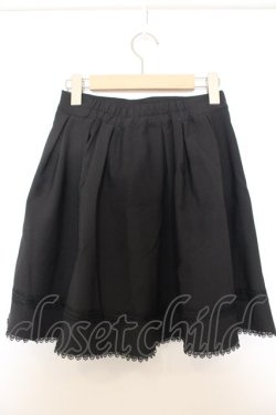 画像3: evelyn / ダブルボタンFレアースカート  クロ O-26-01-15-035-LO-SK-IG-OS