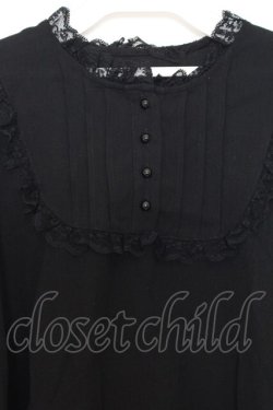 画像2: Rojita / レース切替ピンタックブラウス  クロ O-26-01-15-036-LO-TO-IG-OS