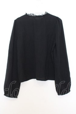 画像3: Rojita / レース切替ピンタックブラウス  クロ O-26-01-15-036-LO-TO-IG-OS