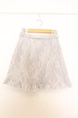 画像3: evelyn / 総レースパールスカート  ライトグレー O-26-01-15-037-LO-SK-IG-ZT284 (3)