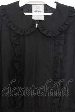 画像2: Ank Rouge / フリル衿コンパクトブルゾン  クロ O-26-01-15-043-CA-JA-IG-OS