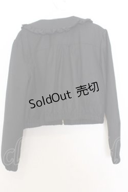 画像3: Ank Rouge / フリル衿コンパクトブルゾン  クロ O-26-01-15-043-CA-JA-IG-ZT300