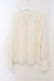 画像2: axes femme / 透けレースビジュープルオーバー M シロ O-26-01-15-046-AX-TO-YM-OS (2)