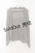 axes femme / ラメニットボレロカーディガン M モカ O-26-01-15-048-AX-TO-YM-ZT281