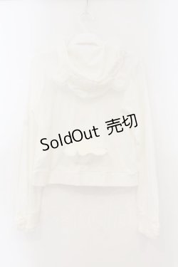 画像4: Angelic Pretty / ラブリィくまちゃんパーカー  シロ O-26-01-15-052-AP-TO-YM-OS