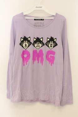 画像1: LISTEN FLAVOR / OMG　カットソー  ラベンダー O-26-01-15-055-PU-TO-YM-OS