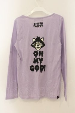 画像2: LISTEN FLAVOR / OMG　カットソー  ラベンダー O-26-01-15-055-PU-TO-YM-OS