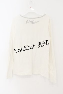 画像2: ALGONQUINS / ラビットプリントカットソー 1 アイボリー O-26-01-15-056-AL-TO-YM-OS