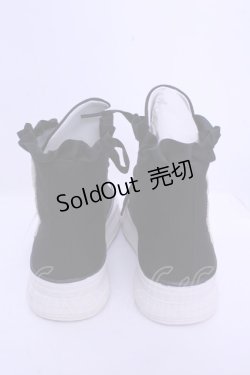 画像3: axes femme kawaii / ベア刺繍スニーカー M クロ O-26-01-15-1037-AX-SH-OW-ZT0204K