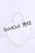 BABY,THE STARS SHINE BRIGHT / リボンハートBag  シロ O-26-01-15-1042-BA-BG-OW-ZT0204K