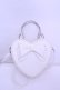 画像1: BABY,THE STARS SHINE BRIGHT / リボンハートBag  シロ O-26-01-15-1042-BA-BG-OW-OS (1)