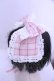 画像2: Chalmiere / タータンチェックマルチリボン  ピンク O-26-01-15-1048-0-ZA-IG-OS (2)