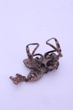 画像2: axes femme / ローズ＆バタフライリング  アンティークゴールド O-26-01-15-1051-AX-AC-OW-OS