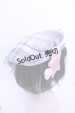 画像3: FLC / ホシナ*チェックベレー  サックス O-26-01-15-1006-LO-AC-IG-ZT012