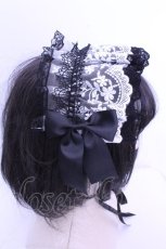 画像3: MorunxMuunaStoik / Libraヘッドドレス  ブラック×ホワイト O-26-01-15-1001-EL-ZA-IG-OS (3)