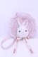 画像1: PINK HOUSE / うさぎ顔ぐるみ付きサークルフリルポシェット  ピンク O-26-01-15-1011-LO-BG-IG-OS (1)