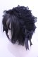 画像1: MorunxMuunaStoik / Libraヘッドドレス  ブラック O-26-01-15-1002-EL-ZA-IG-OS (1)