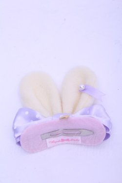 画像1: Angelic Pretty / リリカルバニーちゃんのなりきりマスクカバーSet ヘアピン単品  イエロー O-26-01-15-1016-AP-ZA-IG-OS