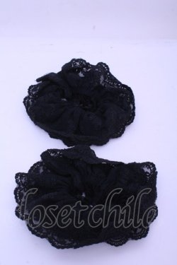 画像2: axes femme kawaii / トリプルリボンお袖留め  クロ O-26-01-15-1019-AX-ZA-IG-OS