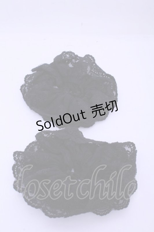 画像2: axes femme kawaii / トリプルリボンお袖留め  クロ O-26-01-15-1019-AX-ZA-IG-ZT012 (2)