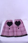 BlackShamrock / ハートアップリケレッグウォーマー  ピンク O-26-01-15-1026-PU-ZA-OW-OS