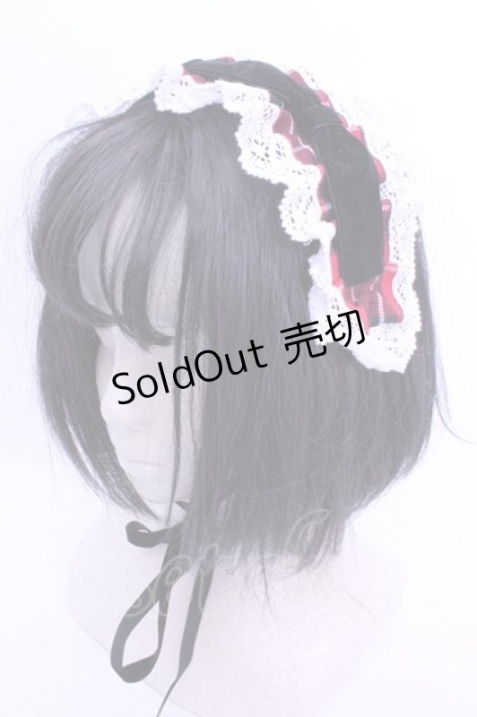 画像1: Eri Aino’s Collaboration / ヘッドドレス  アカ×クロ×シロ O-26-01-15-1003-LO-AC-IG-ZT012-F003 (1)