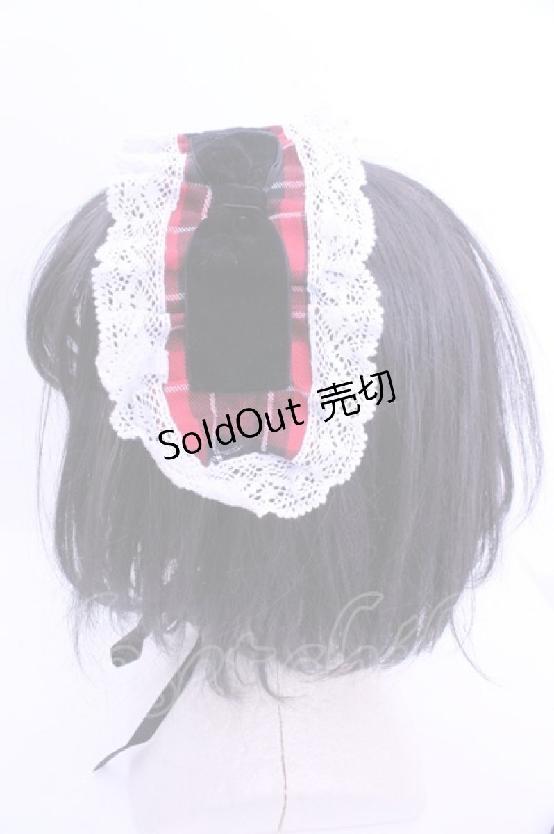 画像2: Eri Aino’s Collaboration / ヘッドドレス  アカ×クロ×シロ O-26-01-15-1003-LO-AC-IG-ZT012-F003 (2)